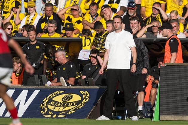 260721 Coach Karl Marius Aksum of Mjällby during the UEFA Champions League qualifying match between Mjällby and Lincoln Red Imps on July 21, 2026 in Hällevik. Photo: Christoffer Borg Mattisson BILDBYRAN COP 261 CB0541 fotboll football soccer fotball uefa champions league champions league mjällby lincoln red imps bbeng *** July 21, 2026: Coach Karl Marius Aksum of Mjällby during the UEFA Champions League qualifying match between Mjällby and Lincoln Red Imps on July 21, 2026 in Hällevik. Photo by Christoffer Borg Mattisson, BILDBYRAN COP 261 CB0541 soccer football fotball UEFA Champions League Champions League Mjällby Lincoln Red Imps bbeng  Copyright: CHRISTOFFERxBORGxMATTISSON BB260721CB088