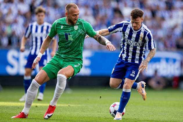 260721 Mikhel Ainsalu of Tallinna FCI Levadia and Tobias Heintz of IFK Göteborg during the UEFA Conference League qualification match between IFK Göteborg and Tallinna FCI Levadia on July 21, 2026 in Göteborg. Photo: Michael Erichsen BILDBYRAN COP 89 MI1000 fotboll football soccer fotball uefa conference league conference league kval qualifying round qualification ifk göteborg tallinna fci levadia bbeng *** July 21, 2026: Mikhel Ainsalu of Tallinna FCI Levadia and Tobias Heintz of IFK Göteborg during the UEFA Conference League qualifying match between IFK Göteborg and Tallinna FCI Levadia on July 21, 2026 in Gothenburg. Photo by Michael Erichsen. BILDBYRAN COP 89 MI1000 soccer football fotball UEFA Conference League Conference League qualifiers qualifying round qualification IFK Göteborg Tallinna FCI Levadia bbeng  Copyright: MICHAELxERICHSEN BB260721MI025