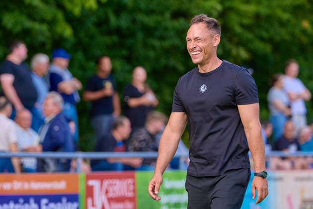 Freude bei Benjamino Molinari (VfR Aalen, Chef-Trainer) GER, VfR Aalen vs. SG Sonnenhof Grossaspach, Fussball, Freundschaftsspiel, Herren, 21.07.2026 GER, VfR Aalen vs. SG Sonnenhof Grossaspach, Fussball, Freundschaftsspiel, Herren, 21.07.2026 Aalen *** Joy for Benjamino Molinari, VfR Aalen, Head Coach GER, VfR Aalen vs. SG Sonnenhof Grossaspach, Soccer, Friendly Match, Men s, July 21, 2026 GER, VfR Aalen vs. SG Sonnenhof Grossaspach, soccer, friendly match, men s, July 21, 2026 Aalen Copyright: xEibner-Pressefoto GeraldxOelze-dexStoppanyx EP_ODS