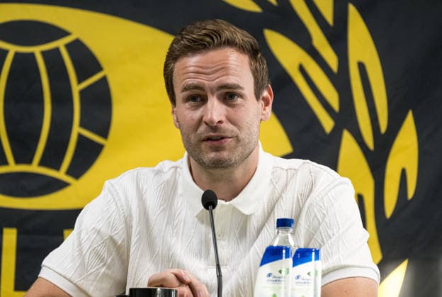 260721 Coach Karl Marius Aksum of Mjällby after the UEFA Champions League qualifying match between Mjällby and Lincoln Red Imps on July 21, 2026 in Hällevik. Photo: Christoffer Borg Mattisson BILDBYRAN COP 261 CB0541 fotboll football soccer fotball uefa champions league champions league mjällby lincoln red imps bbeng *** July 21, 2026: Coach Karl Marius Aksum of Mjällby after the UEFA Champions League qualifying match between Mjällby and Lincoln Red Imps on July 21, 2026 in Hällevik. Photo by Christoffer Borg Mattisson, BILDBYRAN COP 261 CB0541 soccer football fotball UEFA Champions League Champions League Mjällby Lincoln Red Imps bbeng  Copyright: CHRISTOFFERxBORGxMATTISSON BB260721CB121