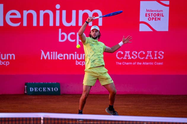 July 21, 2026, Lisbon, Lisbon, Portugal: JAIME FARIA in action during the Round of 32 at the Millennium Estoril Open ATP, Tennis Herren tennis tournament at Clube de Tenis do Estoril. Lisbon Portugal - ZUMAr238 20260721_zip_r238_087 Copyright: xRicardoxRochax