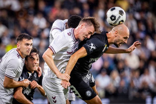 STURM GRAZ - HEARTS Jon Gorenc Stankovic of Sturm during the first leg of second qualifying round of UEFA Champions League football match between Sturm Graz and Heart of Midlothian FC at the Merkur Arena (Stadion Graz Liebenau). Graz, Austria, July 21, 2026. Photo by Branislav Racko Copyright: xx 080A1496