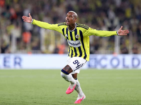 Fenerbahce v Gornik Zabrze - UEFA Champions League Second Qualifying Round ISTANBUL, TURKIYE - JULY 21: Fenerbahce s Anderson Talisca (94) celebrates after scoring a goal during the UEFA Champions League second qualifying round first-leg match against Gornik Zabrze at Chobani Stadium in Istanbul, Turkiye, on July 21, 2026. Ali Atmaca Anadolu Istanbul Turkey. Editorial use only. Please get in touch for any other usage.  Copyright: x2026xAnadoluxAlixAtmacax
