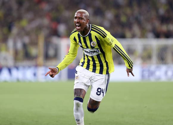 Fenerbahce v Gornik Zabrze - UEFA Champions League Second Qualifying Round ISTANBUL, TURKIYE - JULY 21: Fenerbahce s Anderson Talisca (94) celebrates after scoring a goal during the UEFA Champions League second qualifying round first-leg match against Gornik Zabrze at Chobani Stadium in Istanbul, Turkiye, on July 21, 2026. Ali Atmaca Anadolu Istanbul Turkey. Editorial use only. Please get in touch for any other usage.  Copyright: x2026xAnadoluxAlixAtmacax