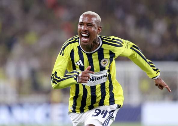 Fenerbahce v Gornik Zabrze - UEFA Champions League Second Qualifying Round ISTANBUL, TURKIYE - JULY 21: Fenerbahce s Anderson Talisca (94) celebrates after scoring a goal during the UEFA Champions League second qualifying round first-leg match against Gornik Zabrze at Chobani Stadium in Istanbul, Turkiye, on July 21, 2026. Ali Atmaca Anadolu Istanbul Turkey. Editorial use only. Please get in touch for any other usage.  Copyright: x2026xAnadoluxAlixAtmacax