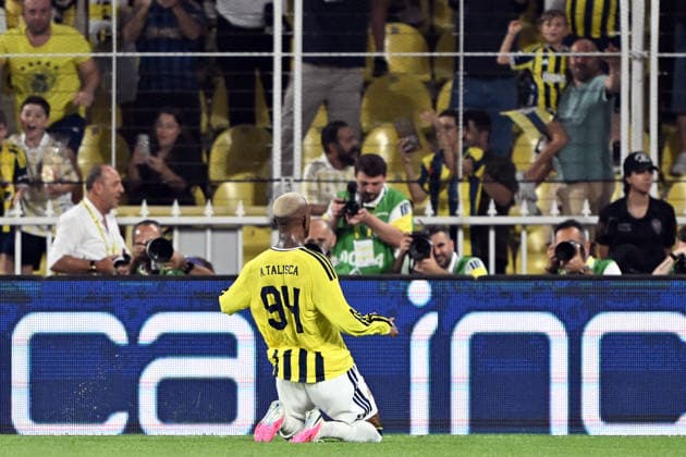 Fenerbahce v Gornik Zabrze - UEFA Champions League Second Qualifying Round ISTANBUL, TURKIYE - JULY 21: Anderson Talisca (94) of Fenerbahce celebrates after scoring a goal the UEFA Champions League second qualifying round first-leg match between Fenerbahce and Gornik Zabrze at Chobani Stadium in Istanbul, Turkiye, on July 21, 2026. Serhat Cagdas Anadolu Istanbul Turkey. Editorial use only. Please get in touch for any other usage.  Copyright: x2026xAnadoluxSerhatxCagdasx