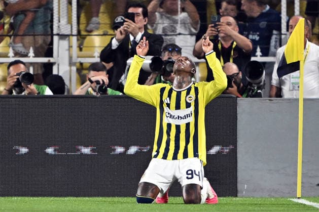 Fenerbahce v Gornik Zabrze - UEFA Champions League Second Qualifying Round ISTANBUL, TURKIYE - JULY 21: Anderson Talisca (94) of Fenerbahce celebrates after scoring a goal the UEFA Champions League second qualifying round first-leg match between Fenerbahce and Gornik Zabrze at Chobani Stadium in Istanbul, Turkiye, on July 21, 2026. Serhat Cagdas Anadolu Istanbul Turkey. Editorial use only. Please get in touch for any other usage.  Copyright: x2026xAnadoluxSerhatxCagdasx