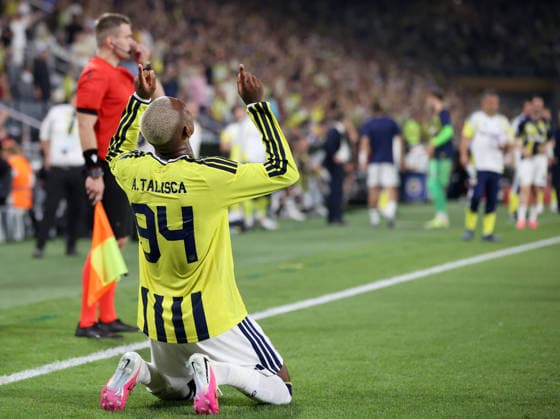 Fenerbahce v Gornik Zabrze - UEFA Champions League Second Qualifying Round ISTANBUL, TURKIYE - JULY 21: Fenerbahce s Anderson Talisca (94) celebrates after scoring a goal during the UEFA Champions League second qualifying round first-leg match against Gornik Zabrze at Chobani Stadium in Istanbul, Turkiye, on July 21, 2026. Ali Atmaca Anadolu Istanbul Turkey. Editorial use only. Please get in touch for any other usage.  Copyright: x2026xAnadoluxAlixAtmacax
