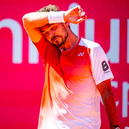 July 21, 2026, Cascais, Lisbon, Portugal: Stan Wawrinka during the qualifying round of the Millennium Estoril Open at the Estoril Tennis Club on july 21, 2026 in Estoril, Cascais, Portugal. Cascais Portugal - ZUMAr200 20260721_zsp_r200_004 Copyright: xNunoxReisinhox
