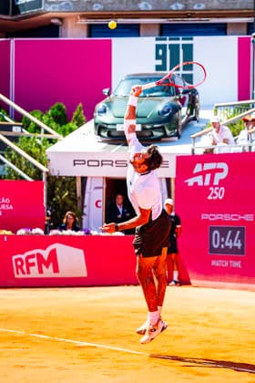 July 21, 2026, Cascais, Lisbon, Portugal: Roman Andres Burruchaga during the qualifying round of the Millennium Estoril Open at the Estoril Tennis Club on july 21, 2026 in Estoril, Cascais, Portugal. Cascais Portugal - ZUMAr200 20260721_zsp_r200_066 Copyright: xNunoxReisinhox