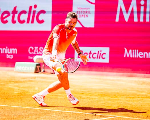 July 21, 2026, Cascais, Lisbon, Portugal: Stan Wawrinka during the qualifying round of the Millennium Estoril Open at the Estoril Tennis Club on july 21, 2026 in Estoril, Cascais, Portugal. Cascais Portugal - ZUMAr200 20260721_zsp_r200_083 Copyright: xNunoxReisinhox