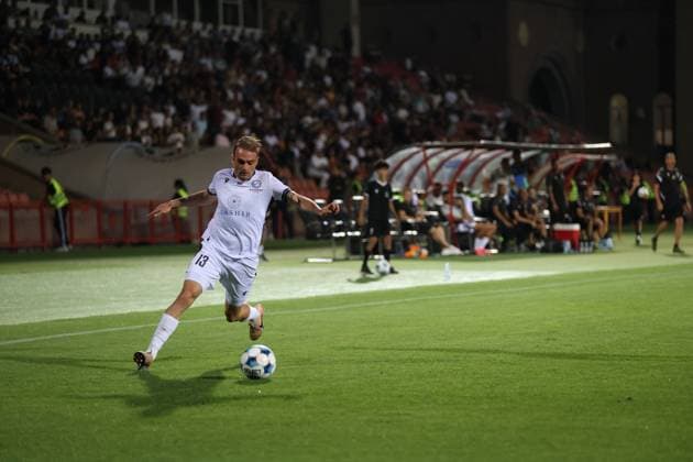 RECORD DATE NOT STATED UEFA Champions League: FC Ararat-Armenia v Shamrock Rovers FC Kamo Hovhannisyan during the UEFA Champions League match between FC Ararat-Armenia and Shamrock Rovers FC at Vazgen Sargsyan Republican Stadium in Yerevan, Armenia on July 21, 2026