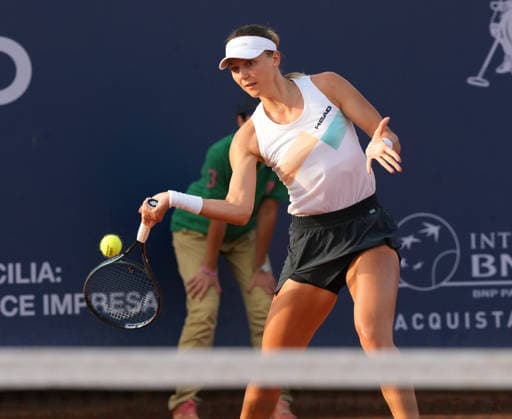 37th WTA, Tennis Damen Palermo Ladies Open 2026 Raluca Georgiana Serban of Cyprus plays during the 37th Palermo Ladies Open WTA 125 in Palermo, Italy, on July 21, 2026. Palermo Italy  Copyright: xGabrielexMaricchiolox originalFilename:maricchiolo-37thwtap260721_npgSK.jpg