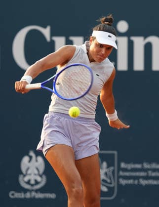 37th WTA, Tennis Damen Palermo Ladies Open 2026 Mina Hodzic of Germany plays during the 37th Palermo Ladies Open WTA 125 in Palermo, Italy, on July 21, 2026. Palermo Italy  Copyright: xGabrielexMaricchiolox originalFilename:maricchiolo-37thwtap260721_npCHD.jpg