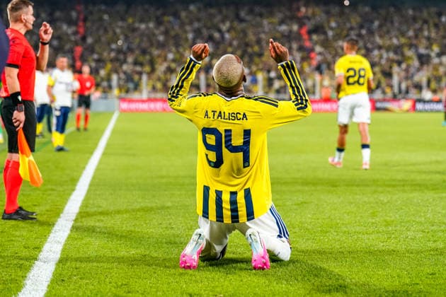 Fenerbahce SK v Gornik Zabrze - UEFA Champions League 2026 27 Second Qualifying Round First Leg Anderson Talisca of Fenerbahce celebrates his team s first goal during the UEFA Champions League 2026 27 second qualifying round first leg match between Fenerbahce SK and Gornik Zabrze at Fenerbahce Sukru Saracoglu Spor Kompleksi on July 21, 2026 in Istanbul, Turkey. Istanbul Istanbul Turkey  Copyright: xYagizxGurtugx originalFilename:gurtug-fenerbah260721_nprQD.jpg