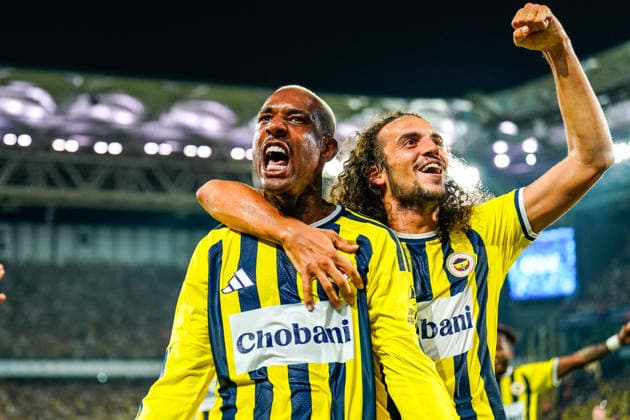 Fenerbahce SK v Gornik Zabrze - UEFA Champions League 2026 27 Second Qualifying Round First Leg Anderson Talisca of Fenerbahce celebrates his team s first goal during the UEFA Champions League 2026 27 second qualifying round first leg match between Fenerbahce SK and Gornik Zabrze at Fenerbahce Sukru Saracoglu Spor Kompleksi on July 21, 2026 in Istanbul, Turkey. Istanbul Istanbul Turkey  Copyright: xYagizxGurtugx originalFilename:gurtug-fenerbah260721_npgCC.jpg