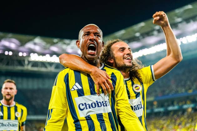 Fenerbahce SK v Gornik Zabrze - UEFA Champions League 2026 27 Second Qualifying Round First Leg Anderson Talisca of Fenerbahce celebrates his team s first goal during the UEFA Champions League 2026 27 second qualifying round first leg match between Fenerbahce SK and Gornik Zabrze at Fenerbahce Sukru Saracoglu Spor Kompleksi on July 21, 2026 in Istanbul, Turkey. Istanbul Istanbul Turkey  Copyright: xYagizxGurtugx originalFilename:gurtug-fenerbah260721_npo06.jpg