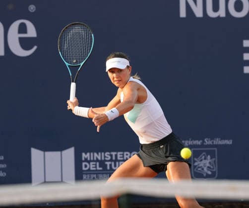 37th WTA, Tennis Damen Palermo Ladies Open 2026 Raluca Georgiana Serban of Cyprus plays during the 37th Palermo Ladies Open WTA 125 in Palermo, Italy, on July 21, 2026. Palermo Italy  Copyright: xGabrielexMaricchiolox originalFilename:maricchiolo-37thwtap260721_npnPM.jpg