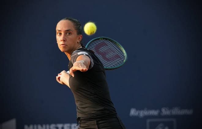 37th WTA, Tennis Damen Palermo Ladies Open 2026 Noemi Basiletti of Italy plays during the 37th Palermo Ladies Open WTA 125 in Palermo, Italy, on July 21, 2026. Palermo Italy  Copyright: xGabrielexMaricchiolox originalFilename:maricchiolo-37thwtap260721_npO3T.jpg