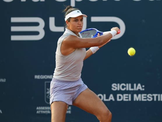37th WTA, Tennis Damen Palermo Ladies Open 2026 Mina Hodzic of Germany plays during the 37th Palermo Ladies Open WTA 125 in Palermo, Italy, on July 21, 2026. Palermo Italy  Copyright: xGabrielexMaricchiolox originalFilename:maricchiolo-37thwtap260721_npZE9.jpg