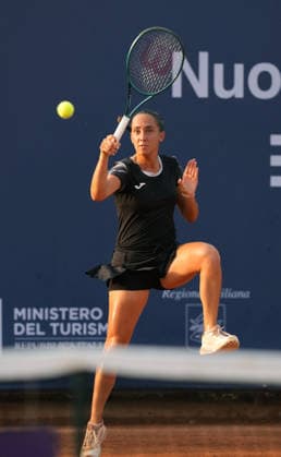 37th WTA, Tennis Damen Palermo Ladies Open 2026 Noemi Basiletti of Italy plays during the 37th Palermo Ladies Open WTA 125 in Palermo, Italy, on July 21, 2026. Palermo Italy  Copyright: xGabrielexMaricchiolox originalFilename:maricchiolo-37thwtap260721_npMxD.jpg