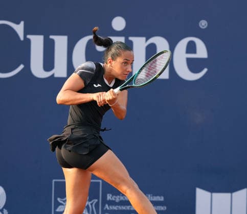 37th WTA, Tennis Damen Palermo Ladies Open 2026 Noemi Basiletti of Italy plays during the 37th Palermo Ladies Open WTA 125 in Palermo, Italy, on July 21, 2026. Palermo Italy  Copyright: xGabrielexMaricchiolox originalFilename:maricchiolo-37thwtap260721_npYe5.jpg