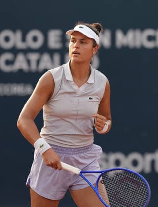 37th WTA, Tennis Damen Palermo Ladies Open 2026 Mina Hodzic of Germany plays during the 37th Palermo Ladies Open WTA 125 in Palermo, Italy, on July 21, 2026. Palermo Italy  Copyright: xGabrielexMaricchiolox originalFilename:maricchiolo-37thwtap260721_np9pE.jpg