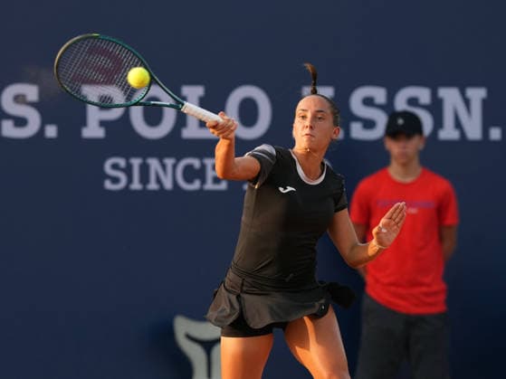 37th WTA, Tennis Damen Palermo Ladies Open 2026 Noemi Basiletti of Italy plays during the 37th Palermo Ladies Open WTA 125 in Palermo, Italy, on July 21, 2026. Palermo Italy  Copyright: xGabrielexMaricchiolox originalFilename:maricchiolo-37thwtap260721_npn52.jpg