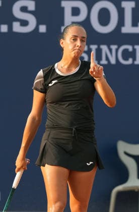 37th WTA, Tennis Damen Palermo Ladies Open 2026 Noemi Basiletti of Italy plays during the 37th Palermo Ladies Open WTA 125 in Palermo, Italy, on July 21, 2026. Palermo Italy  Copyright: xGabrielexMaricchiolox originalFilename:maricchiolo-37thwtap260721_npTJv.jpg