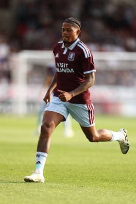 Leon Bailey of Aston Villa Walsall v Aston Villa, Pre Season Friendly, Football, Pallet-Track Bescot Stadium, Walsall, UK - 21 Jul 2026Walsall Pallet-Track Bescot Stadium United Kingdom EDITORIAL USE ONLY No use with unauthorised audio, video, data, fixture lists, club league logos or live services. Online in-match use limited to 120 images, no video emulation. No use in betting, games or single club league player publications.  Copyright: xRyanxBrowne Shutterstockx 16999236bx