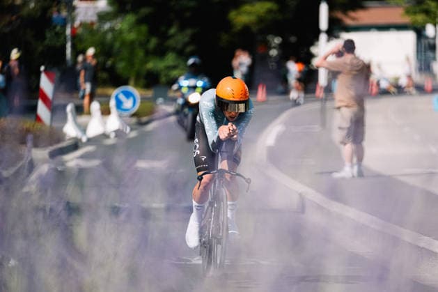 113th Tour de France 2026 - Stage 16 Kevin Vauquelin of the Ineos Cycling Team during the 16th stage of the 113th Tour de France, a time trial between Evian and Thonon. Thonon-les-Bains France  Copyright: xGautierxDemouveauxx originalFilename:demouveaux-notitle260721_npxiN.jpg