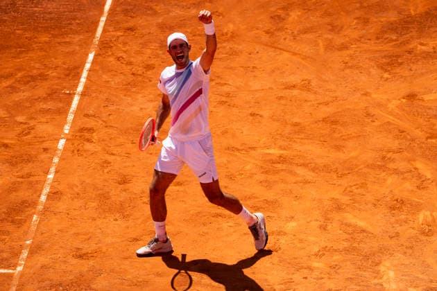 Nuno Borges Vs Orlando Luz - Millennium Estoril Open 2026 Nuno Borges of Portugal competes against Orlando Luz of Brazil during the Millennium Estoril Open ATP, Tennis Herren 250 tennis tournament at Estoril Tennis Club in Estoril, Portugal, on July 21, 2026. Estoril Portugal  Copyright: xNunoxCruzx originalFilename:cruz-nunoborg260721_npJQm.jpg