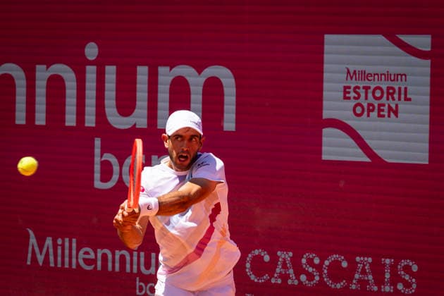 Nuno Borges Vs Orlando Luz - Millennium Estoril Open 2026 Nuno Borges of Portugal competes against Orlando Luz of Brazil during the Millennium Estoril Open ATP, Tennis Herren 250 tennis tournament at Estoril Tennis Club in Estoril, Portugal, on July 21, 2026. Estoril Portugal  Copyright: xNunoxCruzx originalFilename:cruz-nunoborg260721_npZVE.jpg