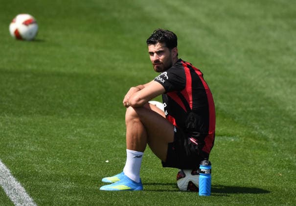 21.07.2026, xophax, Fussball 1.Bundesliga, Bayer 04 Leverkusen . Öffentliches Training . BayArena . Martin Terrier ( Bayer 04 ) Leverkusen *** July 21, 2026, xophax, Soccer, Bundesliga 1, Bayer 04 Leverkusen, Open Practice at BayArena, Martin Terrier, Bayer 04 Leverkusen