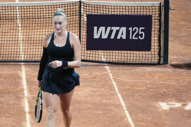 IPA86879118 - Palermo, Italy, July 2026. Country Time Club, Palermo Ladies Open 2026, a women s professional tennis tournament on the WTA, Tennis Damen 125 circuit. Pictured: Anastasia Abbagnato vs. Clara Burel  Copyright: xFedericoxSerra IPAxSportx xx 86879118
