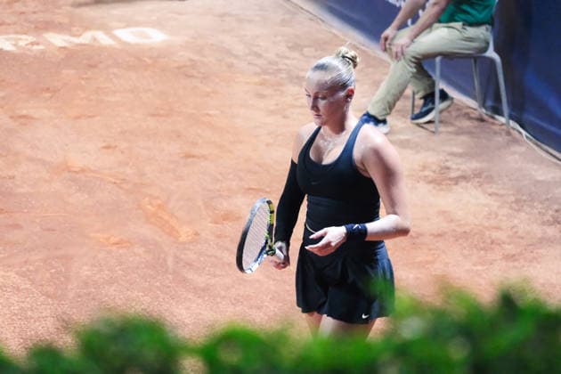IPA86879129 - Palermo, Italy, July 2026. Country Time Club, Palermo Ladies Open 2026, a women s professional tennis tournament on the WTA, Tennis Damen 125 circuit. Pictured: Anastasia Abbagnato vs. Clara Burel  Copyright: xFedericoxSerra IPAxSportx xx 86879129