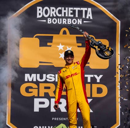 July 20, 2026, Lebanon, Tennessee, USA: IndyCar, Indy Car, IRL, USA SERIES driver, ALEX PALOU (10) (ESP) of Barcelona, Spain, wins the Music City Grand Prix at Nashville Superspeedway in LEBANON, Tennessee. Lebanon USA - ZUMAa161 20260720_aaa_a161_021 Copyright: xWalterxG.xArcexSr.x