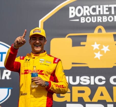 July 20, 2026, Lebanon, Tennessee, USA: IndyCar, Indy Car, IRL, USA SERIES driver, ALEX PALOU (10) (ESP) of Barcelona, Spain, wins the Music City Grand Prix at Nashville Superspeedway in LEBANON, Tennessee. Lebanon USA - ZUMAa161 20260720_aaa_a161_057 Copyright: xWalterxG.xArcexSr.x