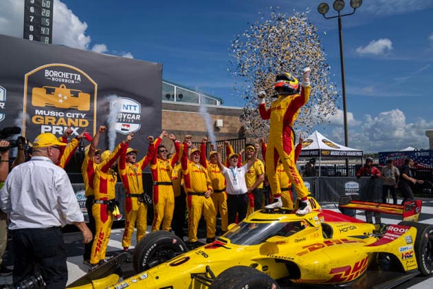July 20, 2026, Lebanon, Tennessee, USA: IndyCar, Indy Car, IRL, USA SERIES driver, ALEX PALOU (10) (ESP) of Barcelona, Spain, wins the Music City Grand Prix at Nashville Superspeedway in LEBANON, Tennessee. Lebanon USA - ZUMAa161 20260720_aaa_a161_060 Copyright: xWalterxG.xArcexSr.x