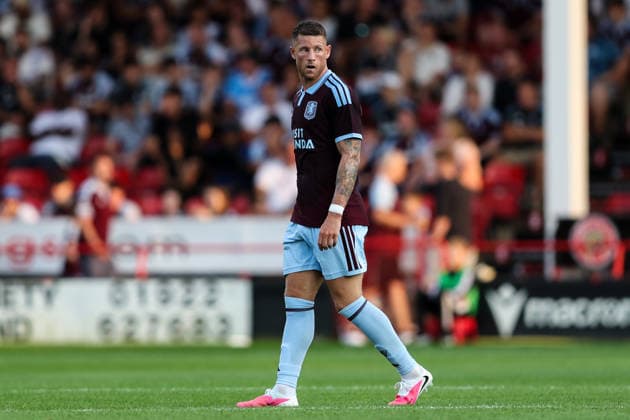 Walsall, England, 21st July 2026. Ross Barkley of Aston Villa during the Walsall vs Aston Villa Pre Season Friendly match at Pallet-Track Bescot Stadium, Walsall. Picture credit should read: Gareth Evans Sportimage EDITORIAL USE ONLY. No use with unauthorised audio, video, data, fixture lists, club league logos or live services. Online in-match use limited to 120 images, no video emulation. No use in betting, games or single club league player publications. SPI_079_GE_WAL_AV SPI-4879-0079