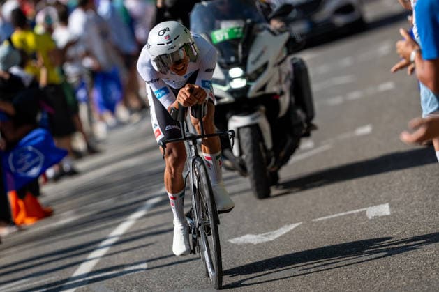 113th Tour De France 2026 - Stage 16 Isaac del Toro of UAE Team Emirates-XRG competes during the 113th Tour de France 2026, Stage 16, a 26.1km individual time trial stage from Evian-les-Bains to Thonon-les-Bains, on July 21, 2026 in Thonon-les-Bains, France. THONON-LES-BAINS France  Copyright: xFilipxBezdÄ›kx originalFilename:bezdek-notitle260721_np7E8.jpg