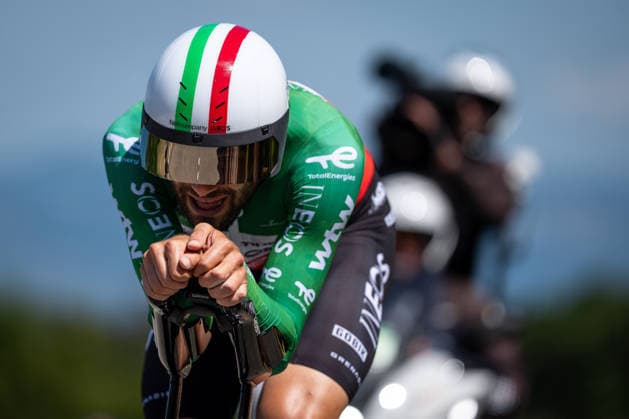 113th Tour De France 2026 - Stage 16 Filippo Ganna of the Netcompany INEOS Cycling Team competes during the 113th Tour de France 2026, Stage 16, a 26.1km individual time trial stage from Evian-les-Bains to Thonon-les-Bains, on July 21, 2026 in Thonon-les-Bains, France. THONON-LES-BAINS France  Copyright: xFilipxBezdÄ›kx originalFilename:bezdek-notitle260721_npG74.jpg