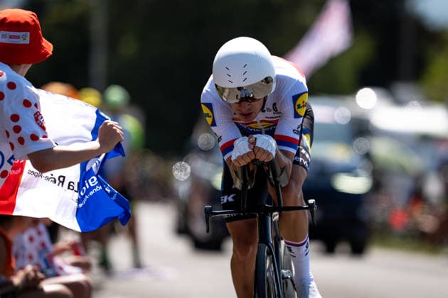 113th Tour De France 2026 - Stage 16 Mathias Vacek of Lidl-Trek competes during the 113th Tour de France 2026, Stage 16, a 26.1km individual time trial stage from Evian-les-Bains to Thonon-les-Bains, on July 21, 2026 in Thonon-les-Bains, France. THONON-LES-BAINS France  Copyright: xFilipxBezdÄ›kx originalFilename:bezdek-notitle260721_nphAl.jpg