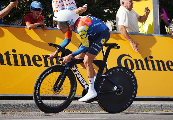 16 eme Etape Tour de France CLM Evian - Thonon les Bains THONON-LES-BAINS, FRANCE - JULY 21 : Juan Ayuso (ESP)) of Lidl-Trek during stage 16 of the 113rd edition of Tour de France an UCI World Tour 2.UWT Individual Time Trial stage for Men Elite of 26 km with start in Evian-les-Bains and Thonon-les-Bains on July 21, 2026 in Thonon-les-Bains, France Laurent Lairys Thonon les bainsFrance  Copyright: xLaurentxLairysx