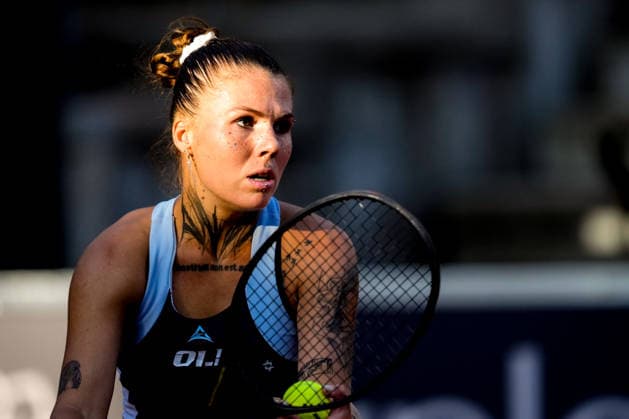 MSC Hamburg Ladies Open - Day 2 First seed Oleksandra Oliynykova of Ukraine plays against Nastasja Schunk of Germany during their round of 32 match at the 2026 MSC Hamburg Ladies Open Women s tennis tournament at Am Rothenbaum in Hamburg, Germany. Hamburg Hamburg Germany  Copyright: xOwenxHammondx originalFilename:hammond-2026msch260721_np1kK.jpg
