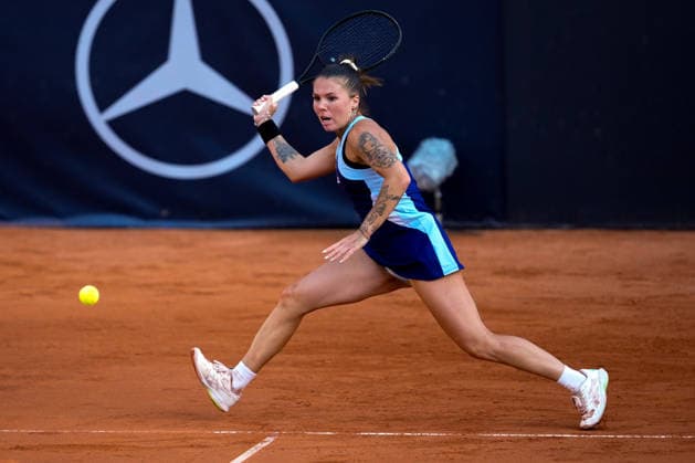 MSC Hamburg Ladies Open - Day 2 First seed Oleksandra Oliynykova of Ukraine plays against Nastasja Schunk of Germany during their round of 32 match at the 2026 MSC Hamburg Ladies Open Women s tennis tournament at Am Rothenbaum in Hamburg, Germany. Hamburg Hamburg Germany  Copyright: xOwenxHammondx originalFilename:hammond-2026msch260721_np87y.jpg