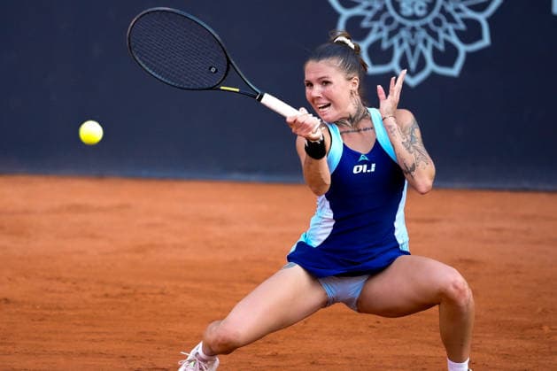 MSC Hamburg Ladies Open - Day 2 First seed Oleksandra Oliynykova of Ukraine plays against Nastasja Schunk of Germany during their round of 32 match at the 2026 MSC Hamburg Ladies Open Women s tennis tournament at Am Rothenbaum in Hamburg, Germany. Hamburg Hamburg Germany  Copyright: xOwenxHammondx originalFilename:hammond-2026msch260721_npUUK.jpg