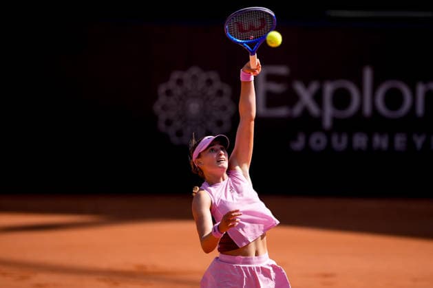MSC Hamburg Ladies Open - Day 2 Victoria Jimenez Kasintseva of Andorra plays during her round of 32 match against fifth seed Tamara Korpatsch of Germany at the 2026 MSC Hamburg Ladies Open women s tennis tournament at Am Rothenbaum in Hamburg, Germany. Hamburg Hamburg Germany  Copyright: xOwenxHammondx originalFilename:hammond-2026msch260721_np0oK.jpg