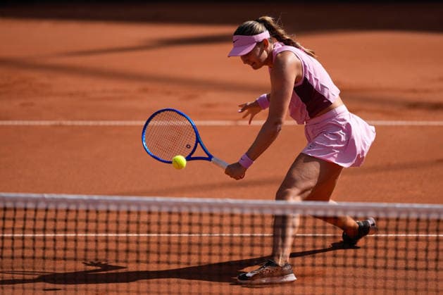 MSC Hamburg Ladies Open - Day 2 Victoria Jimenez Kasintseva of Andorra plays during her round of 32 match against fifth seed Tamara Korpatsch of Germany at the 2026 MSC Hamburg Ladies Open women s tennis tournament at Am Rothenbaum in Hamburg, Germany. Hamburg Hamburg Germany  Copyright: xOwenxHammondx originalFilename:hammond-2026msch260721_np1AJ.jpg