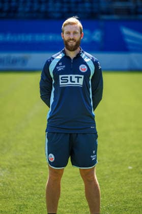 Athletiktrainer und Rehatrainer Daniel Rellmann ; FC Hansa Rostock ; 3.Liga, Porträttermin 2026 2027 Rostock Ostseestadion Mecklenburg - Vorpommern Deutschland *** Athletics and Rehabilitation Coach Daniel Rellmann, FC Hansa Rostock (3rd Division), Profile Session 2026–2027, Rostock Ostseestadion, Mecklenburg-Western Pomerania, Germany